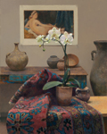 Orchid with Odalisque by T. Mcvicker