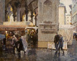 Mercato Nuovo in Rain (Firenze) No. 2 by James Crandall