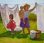 The Laundry Line by David Tanner