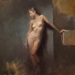 Standing Nude by Charles Young Walls