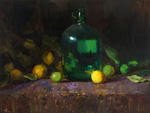 Still Life with Cider Jug and Lemons by Aimee Erickson 