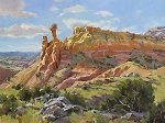 Raking Light at Ghost Ranch by Barbara Coleman