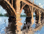 Key Bridge Arches by Kim VanDerHoek