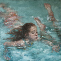 Swimming Buddies No. 2 by E. Melinda Morrison